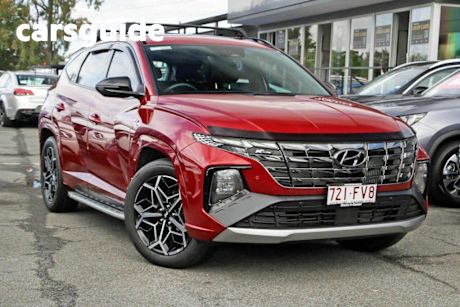 Red 2022 Hyundai Tucson Wagon Elite N Line (awd)