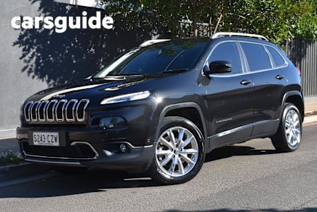 Black 2014 Jeep Cherokee Wagon Limited (4X4)