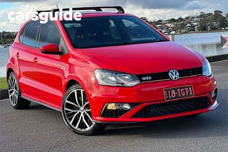 Red 2015 Volkswagen Polo Hatchback GTI