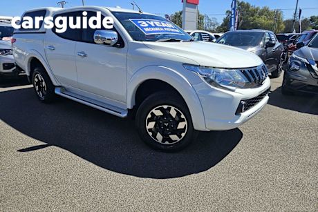 White 2018 Mitsubishi Triton Dual Cab Utility Exceed (4X4)