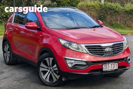 Red 2012 Kia Sportage Wagon Platinum (awd)