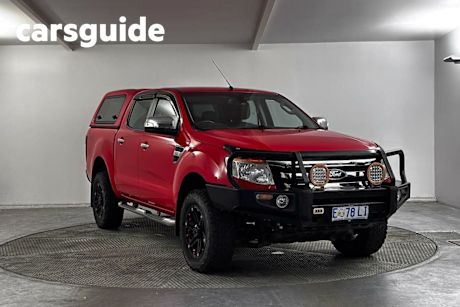 Red 2015 Ford Ranger Dual Cab Utility XLT 3.2 (4X4)