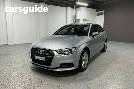 Silver 2018 Audi A3 Hatchback 1.0 Tfsi Sportback
