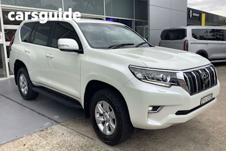 White 2018 Toyota Landcruiser Prado Wagon GXL (4X4)