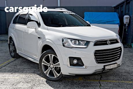 White 2016 Holden Captiva Wagon 7 LTZ (awd)