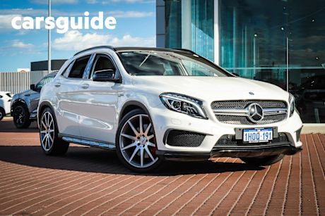 White 2015 Mercedes-Benz GLA45 Wagon AMG 4Matic