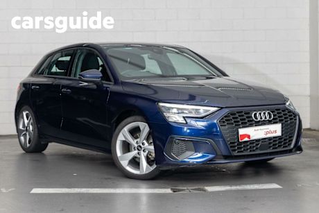 Blue 2023 Audi A3 Sportback 35 Tfsi Mhev