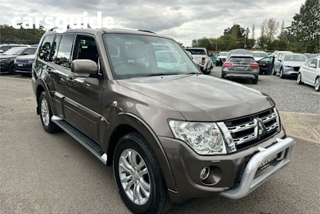 Brown 2014 Mitsubishi Pajero Wagon VR-X LWB (4X4)