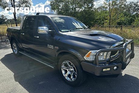 Grey 2019 Ram 1500 Crew Cab Utility Laramie (4X4) FD3.9 W/Ramboxes