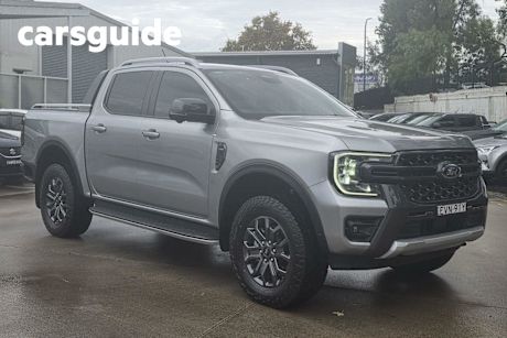 Silver 2022 Ford Ranger Double Cab Pick Up Wildtrak 3.0 (4X4)