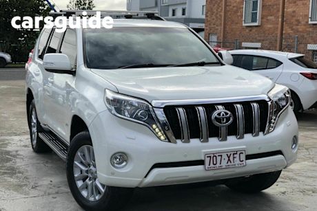 White 2017 Toyota Landcruiser Prado Wagon VX (4X4)