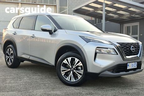 Silver 2024 Nissan X-Trail Wagon ST-L (4WD) 7 Seat