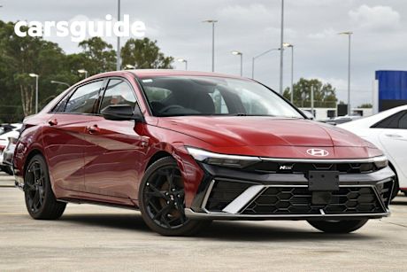 Red 2024 Hyundai I30 Sedan N Line