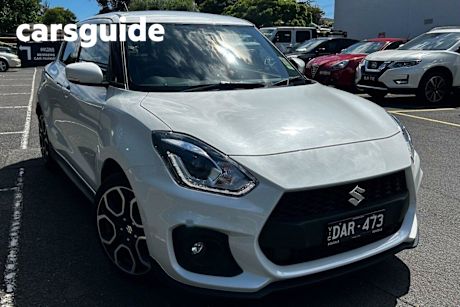 White 2024 Suzuki Swift Hatchback Sport Turbo