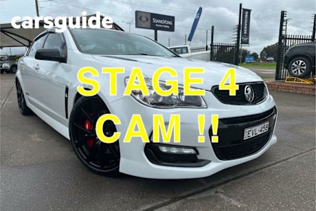 White 2015 Holden Commodore Sedan SS-V Redline