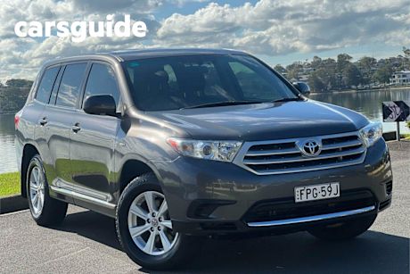 Grey 2011 Toyota Kluger Wagon KX-R (fwd) 7 Seat