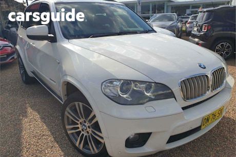 White 2012 BMW X5 Wagon Xdrive 40D Sport