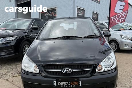 Black 2009 Hyundai Getz Hatchback S