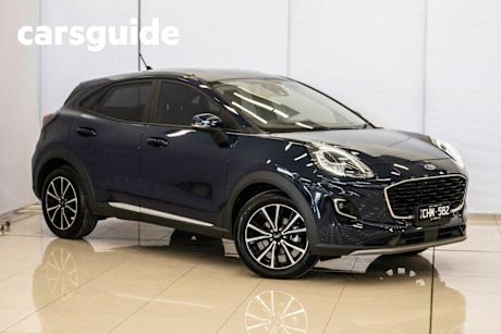 Blue 2022 Ford Puma Hatchback
