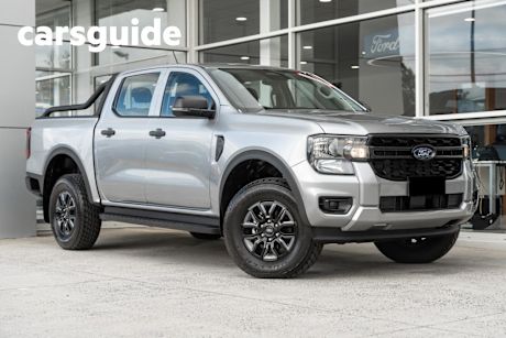 Silver 2024 Ford Ranger Double Cab Pick Up XL 2.0 (4X4) Black Edition