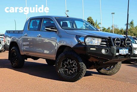 Silver 2017 Toyota Hilux Dual Cab Utility SR (4X4)