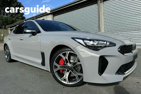 Grey 2017 Kia Stinger Sedan GT (black Leather)