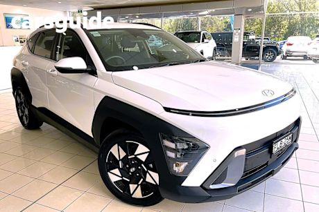 White 2024 Hyundai Kona Wagon
