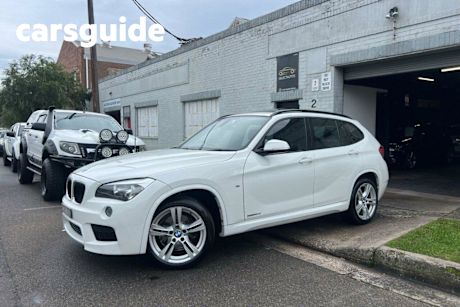White 2014 BMW X1 Wagon sDRIVE 18d E84 MY14 UPGRADE