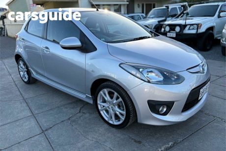 Silver 2007 Mazda 2 Hatchback Genki