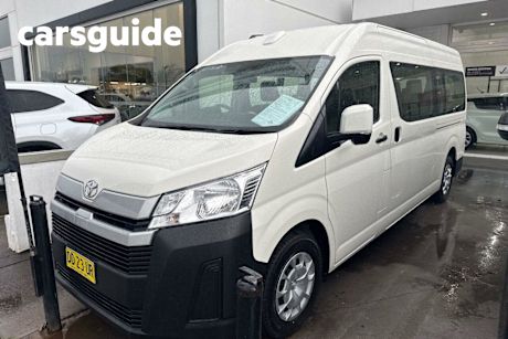 White 2022 Toyota Hiace Commercial Commuter