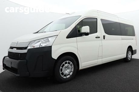 White 2021 Toyota Hiace Commercial Commuter High Roof Super LWB