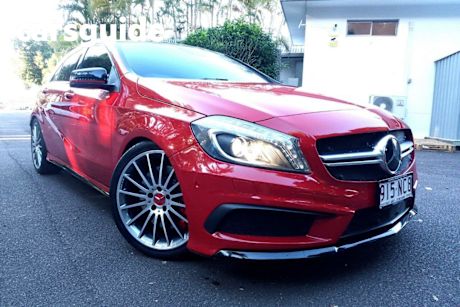 Red 2014 Mercedes-Benz A45 Hatchback AMG