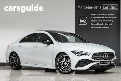 White 2024 Mercedes-Benz CLA Coupe 250 4Matic