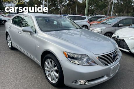 White 2007 Lexus LS600H Sedan Hybrid