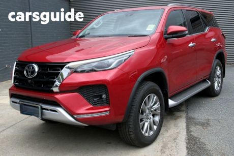 Red 2023 Toyota Fortuner Wagon Crusade