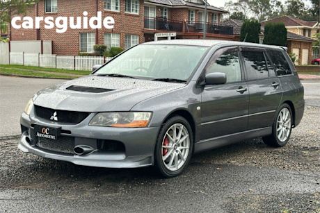 Grey 2006 Mitsubishi Lancer Wagon Evolution 9 MR