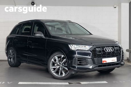 Black 2020 Audi Q7 Wagon 50 TDI Quattro Mhev