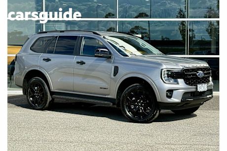 Silver 2024 Ford Everest Wagon Sport (rwd)