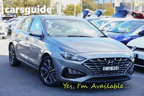 Grey 2020 Hyundai I30 Hatchback Elite
