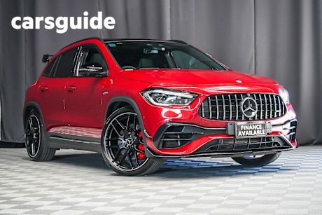 Red 2020 Mercedes-Benz GLA45 Wagon S 4Matic+