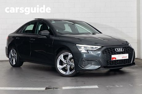Grey 2022 Audi A3 Sedan 35 Tfsi Mhev
