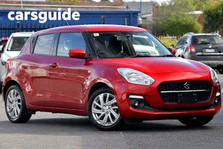 Red 2023 Suzuki Swift Hatchback GL Navi Plus