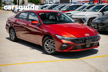 Red 2024 Hyundai I30 Sedan (BEV)