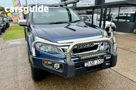 Blue 2015 Isuzu D-MAX Crew Cab Utility LS-Terrain HI-Ride (4X4)