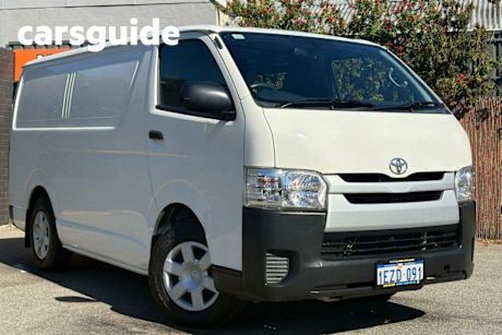 White 2016 Toyota Hiace Van LWB