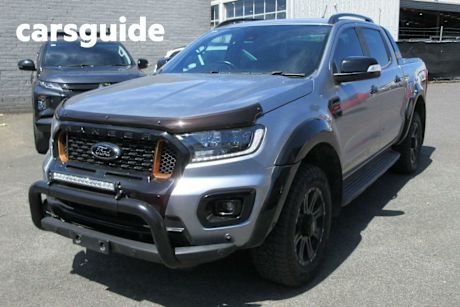 Silver 2021 Ford Ranger Double Cab Pick Up Wildtrak 2.0 (4X4)