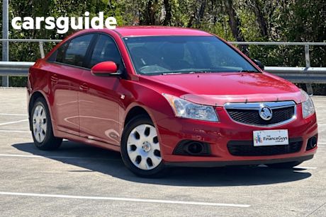 Red 2011 Holden Cruze Sedan CD