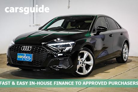 Black 2023 Audi A3 Sedan 35 Tfsi Mhev