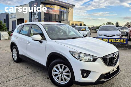 White 2013 Mazda CX-5 Wagon Maxx Sport (4X2)