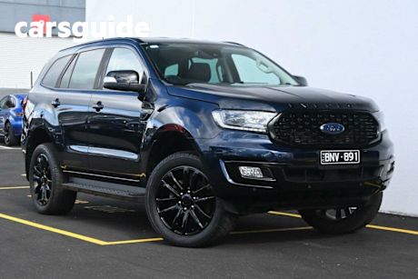 Blue 2021 Ford Everest Wagon Sport (rwd)